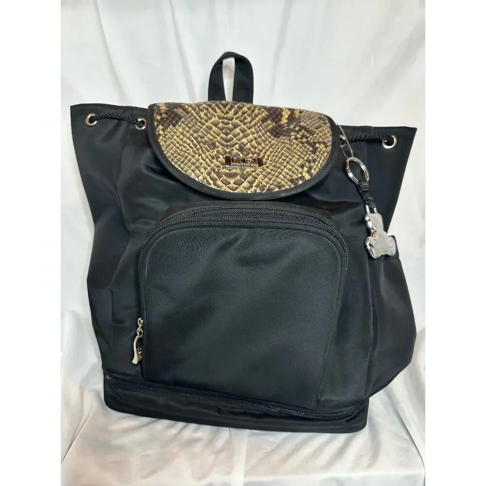 Vintage My Millennium Baby Kicker & David Designer Diaper Bag Backpack, & pad
